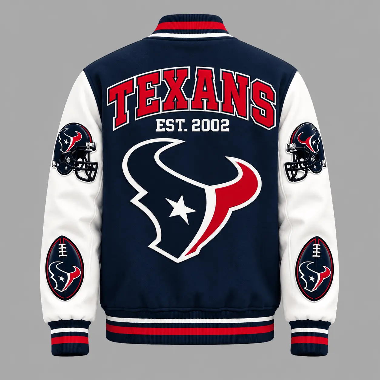 Houston Texans | Premium NFL Baseball Jacket TD - Image 3