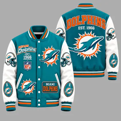 Miami Dolphins | Premium NFL Baseball Jacket TD
