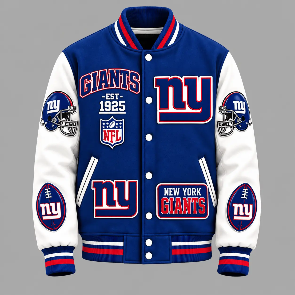 New York Giants | Premium NFL Baseball Jacket TD - Image 2