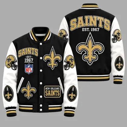 New Orleans Saints | Premium NFL Baseball Jacket TD