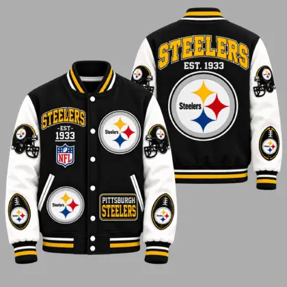 Pittsburgh Steelers | Premium NFL Baseball Jacket TD