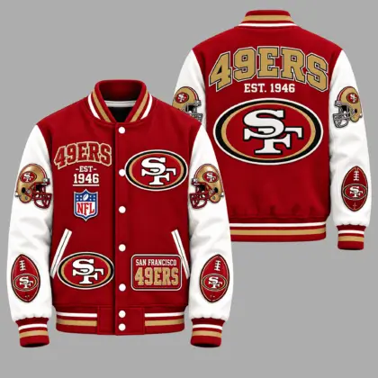 San Francisco 49ers | Premium NFL Baseball Jacket TD