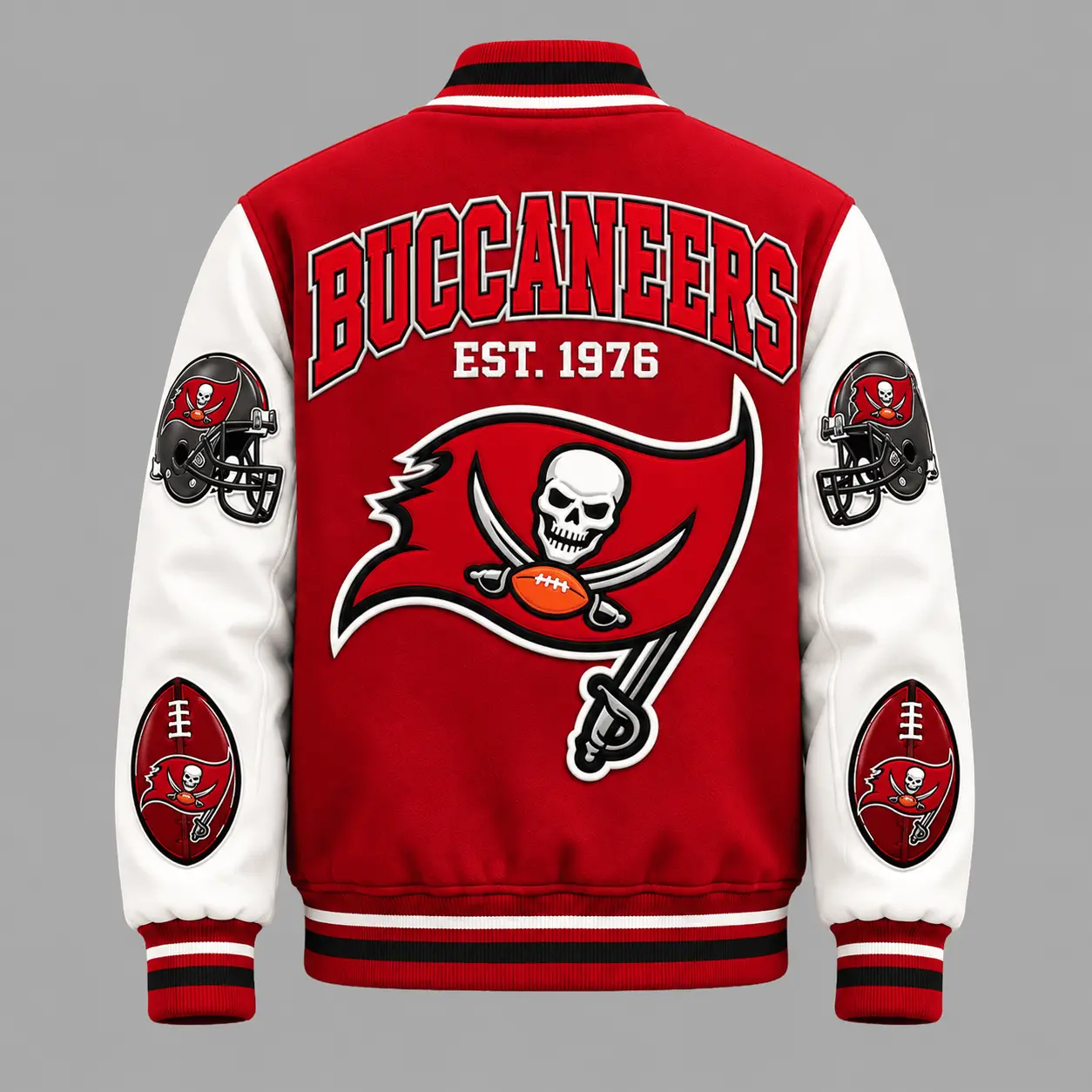 Tampa Bay Buccaneers | Premium NFL Baseball Jacket TD - Image 3