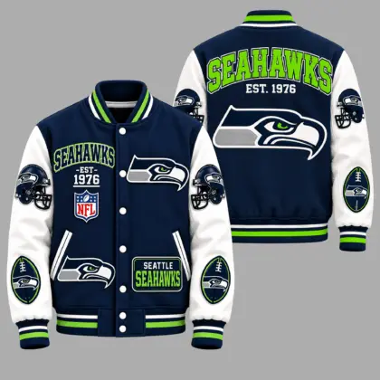 Seattle Seahawks | Premium NFL Baseball Jacket TD