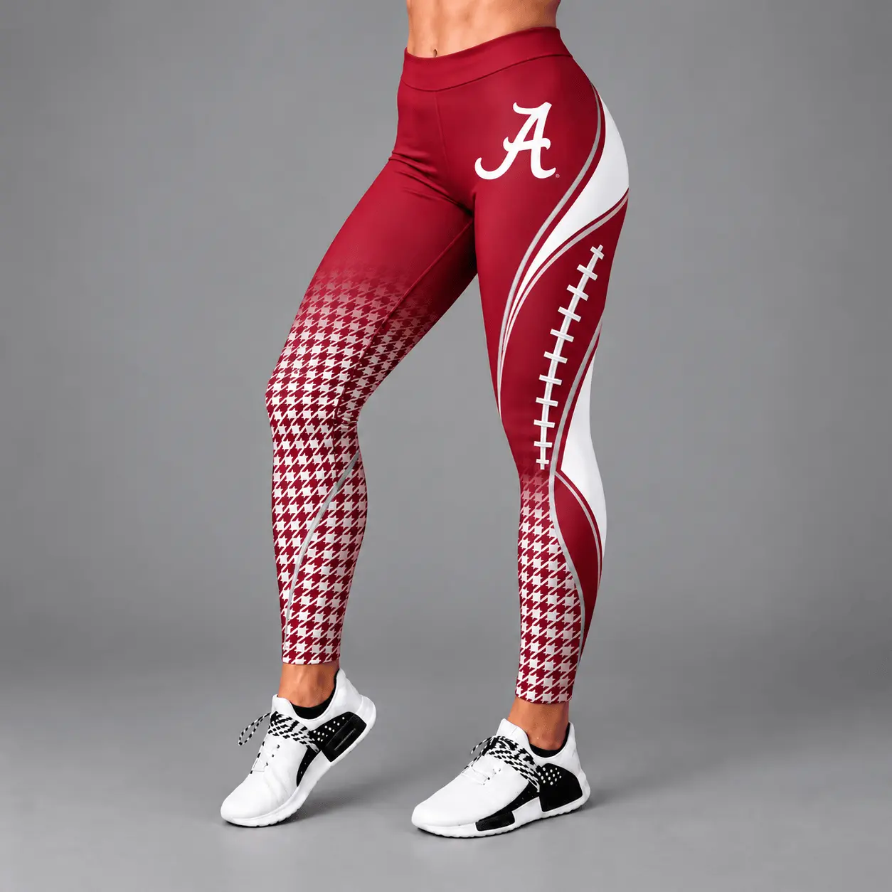 Alabama Crimson Tide | Premium NCAA Football Lace Leggings TD