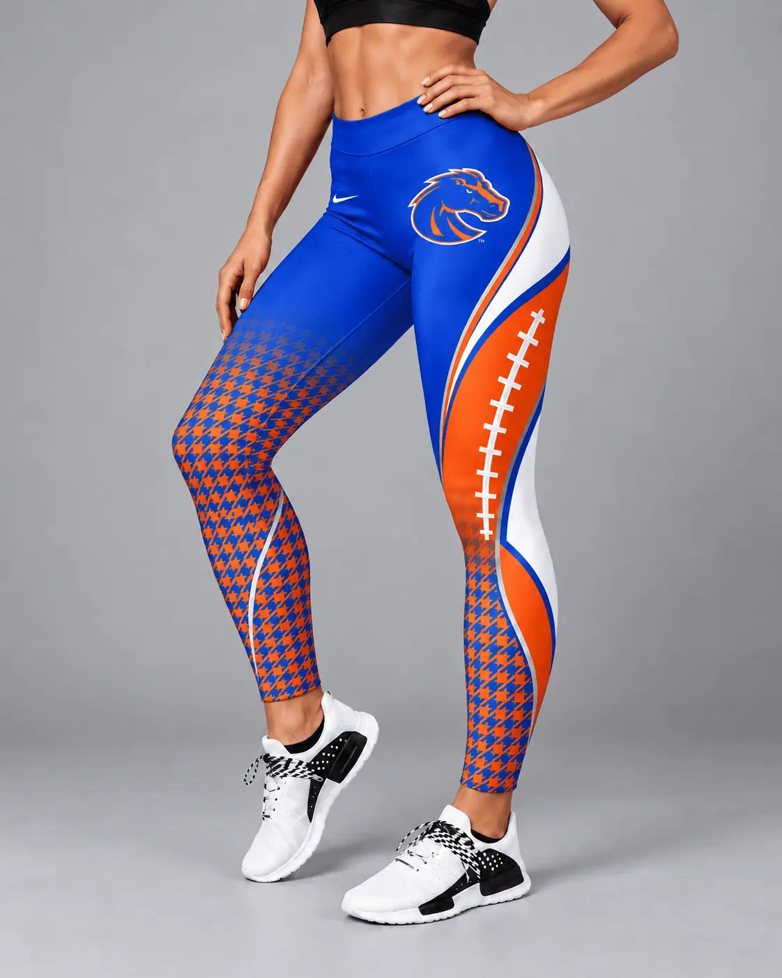 Boise State Broncos | Premium NCAA Football Lace Leggings TD - Image 2