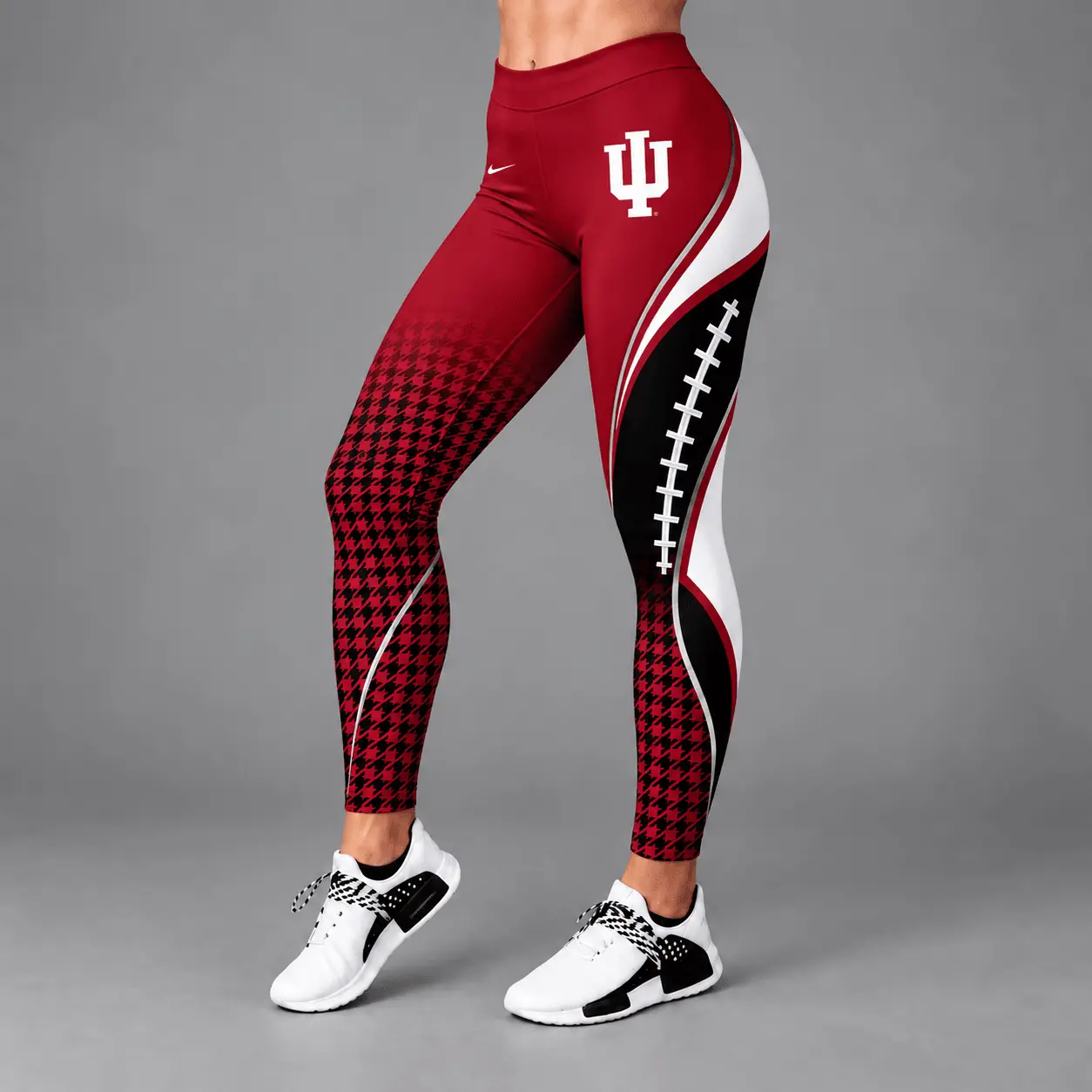 Indiana Hoosiers | Premium NCAA Football Lace Leggings TD