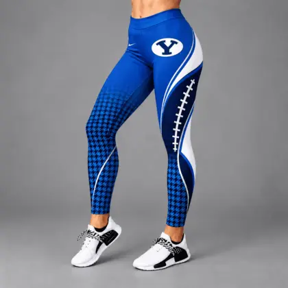 BYU Cougars | Premium NCAA Football Lace Leggings TD