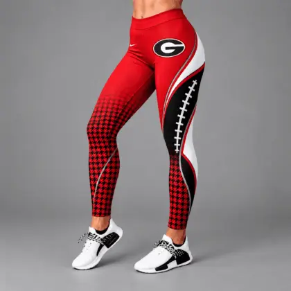 Georgia Bulldogs | Premium NCAA Football Lace Leggings TD
