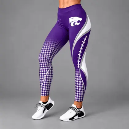 Kansas State Wildcats | Premium NCAA Football Lace Leggings TD