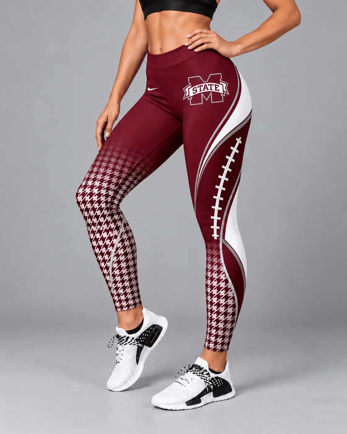 Michigan State Spartans | Premium NCAA Football Lace Leggings TD - Image 2