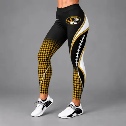 Missouri Tigers | Premium NCAA Football Lace Leggings TD
