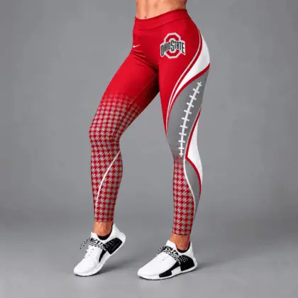 Ohio State Buckeyes | Premium NCAA Football Lace Leggings TD