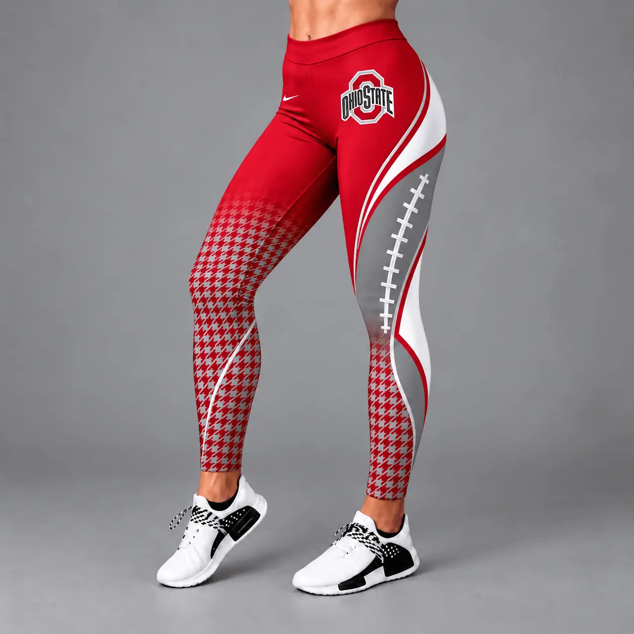 Ohio State Buckeyes | Premium NCAA Football Lace Leggings TD