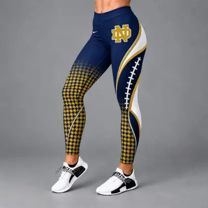 Notre Dame Fighting Irish | Premium NCAA Football Lace Leggings TD