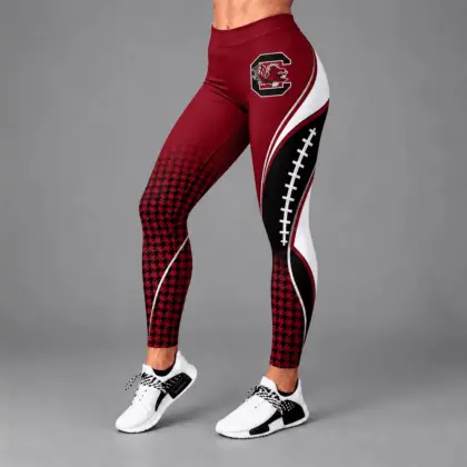 South Carolina Gamecocks | Premium NCAA Football Lace Leggings TD