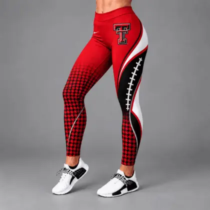 Texas Tech Red Raiders | Premium NCAA Football Lace Leggings TD