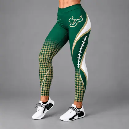 South Florida Bulls | Premium NCAA Football Lace Leggings TD