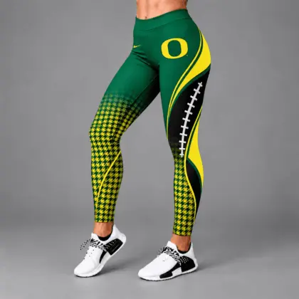 Oregon Ducks | Premium NCAA Football Lace Leggings TD