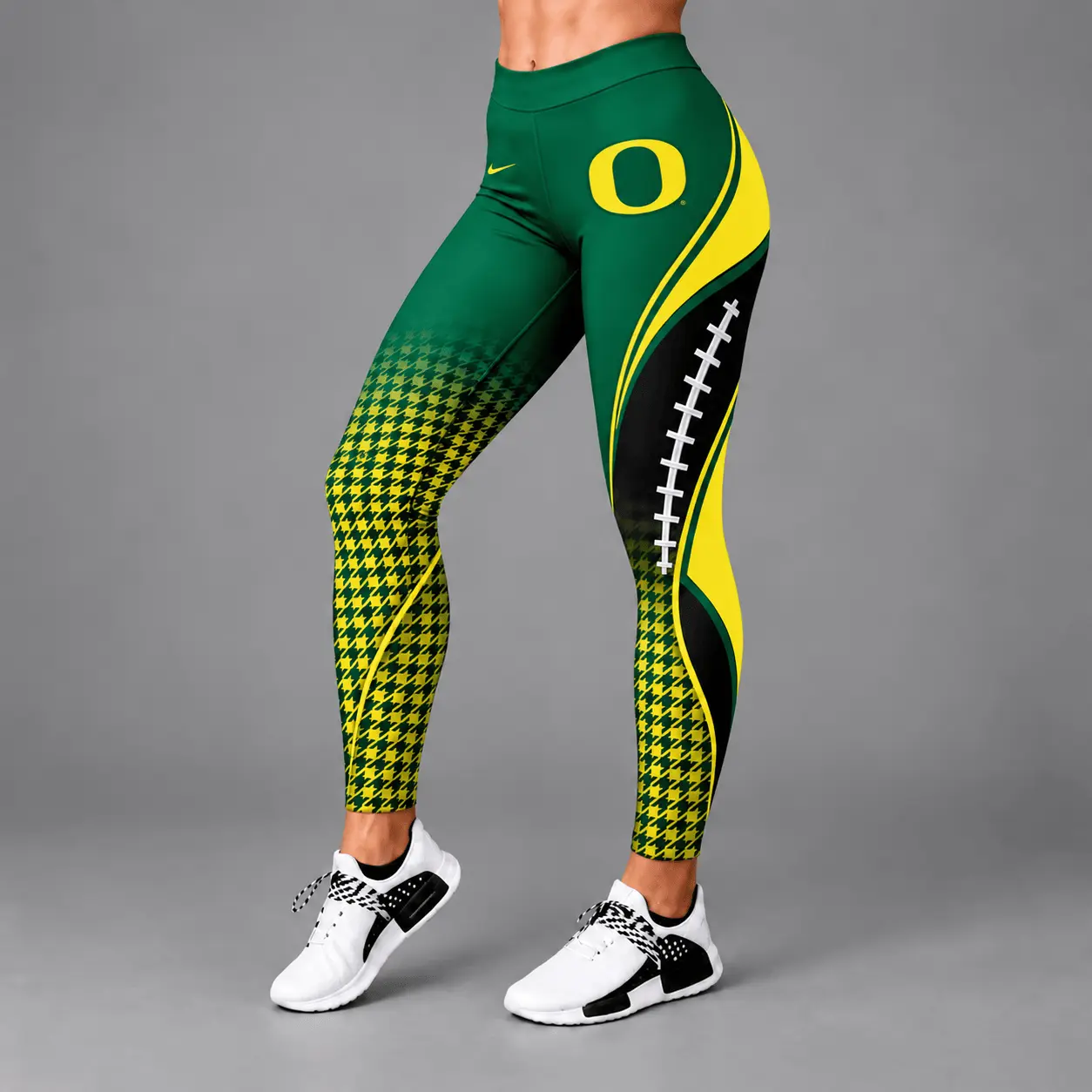 Oregon Ducks | Premium NCAA Football Lace Leggings TD