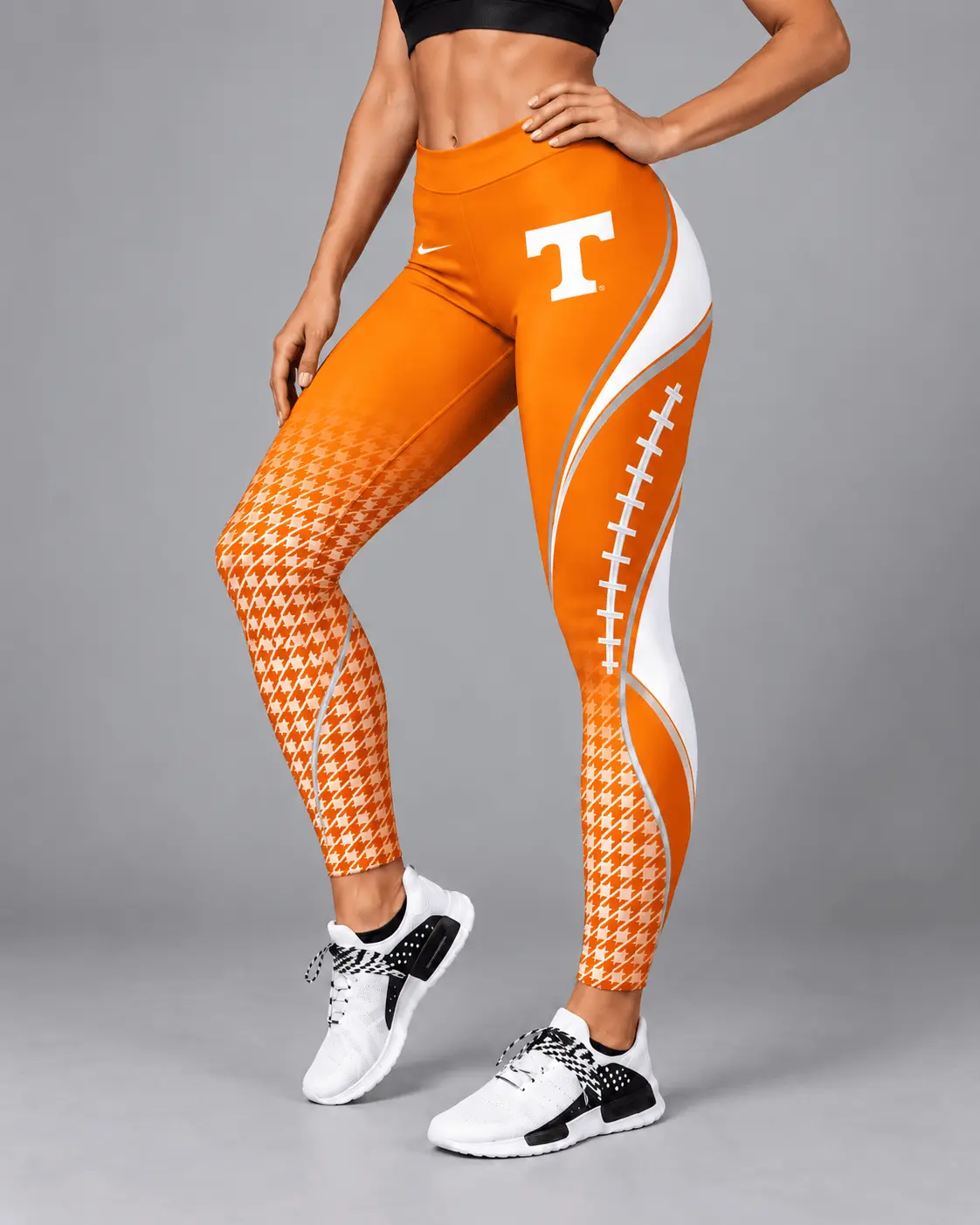 Tennessee Volunteers | Premium NCAA Football Lace Leggings TD - Image 2