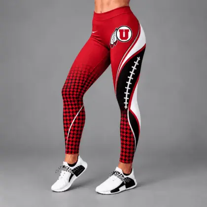 Utah Utes | Premium NCAA Football Lace Leggings TD