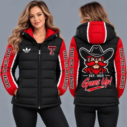 Texas Tech Red Raiders | Premium NCAA Varsity Style Hooded Down Puffer Jacket TD