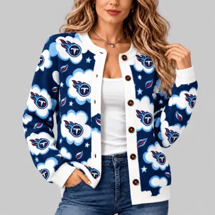 Tennessee Titans | NFL Kiss Pattern Knit Cardigan