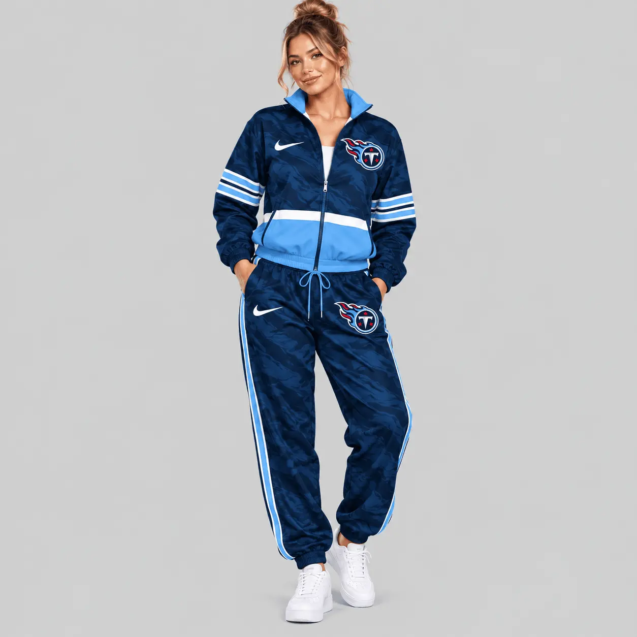 Tennessee Titans | NFL Camo Panel Windbreaker Set