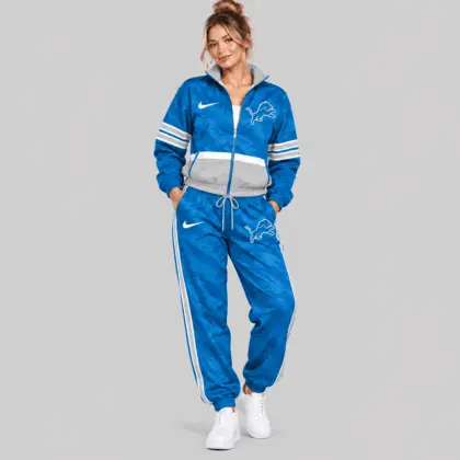 Detroit Lions | NFL Camo Panel Windbreaker Set