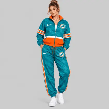 Miami Dolphins | NFL Camo Panel Windbreaker Set