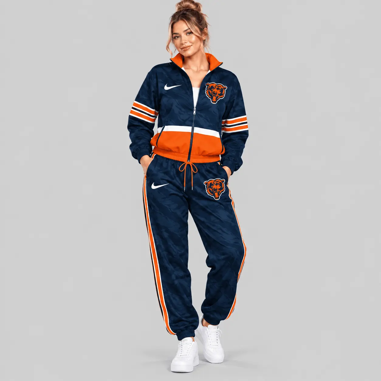 Chicago Bears | NFL Camo Panel Windbreaker Set