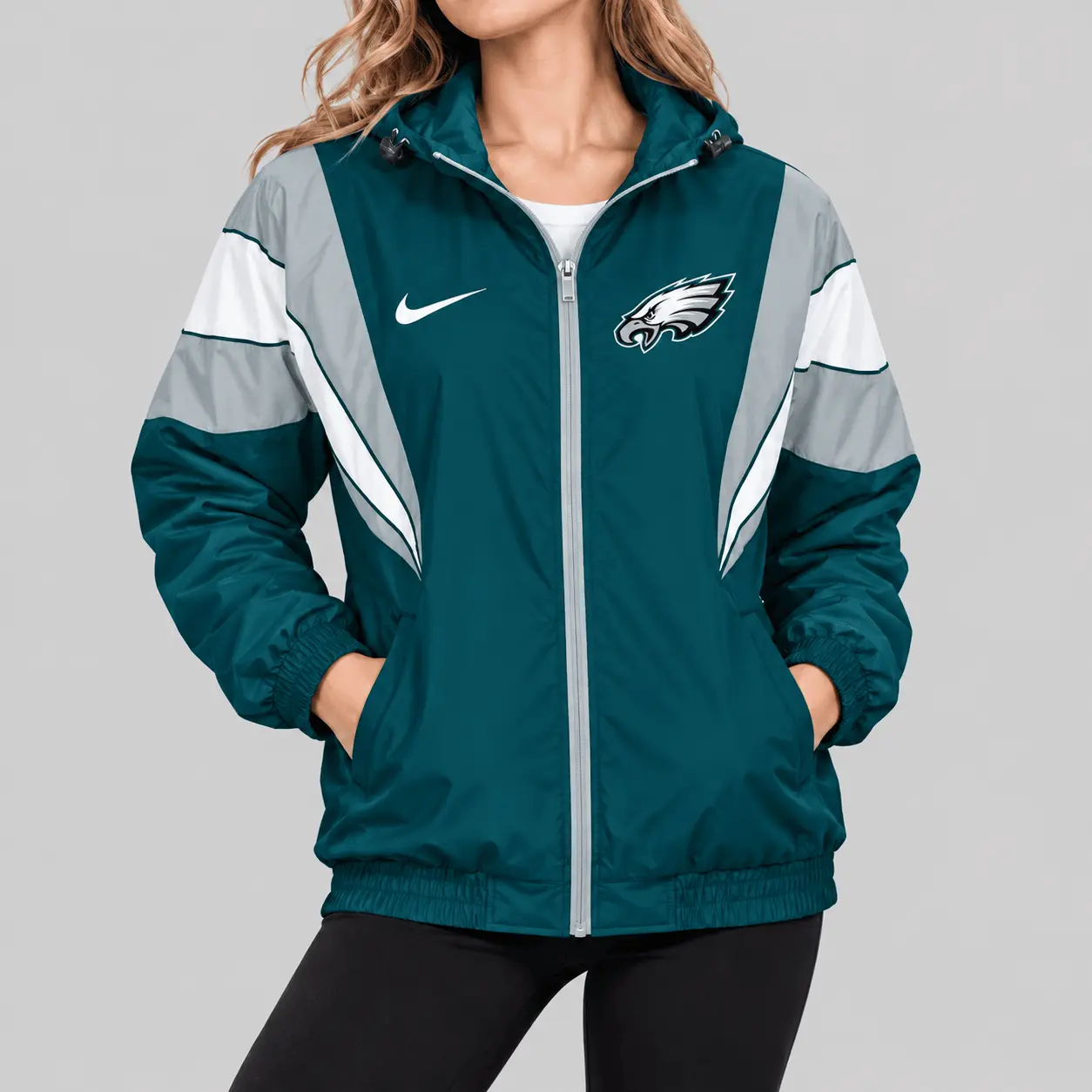 Philadelphia Eagles | NFL Color Block Windbreaker Jacket