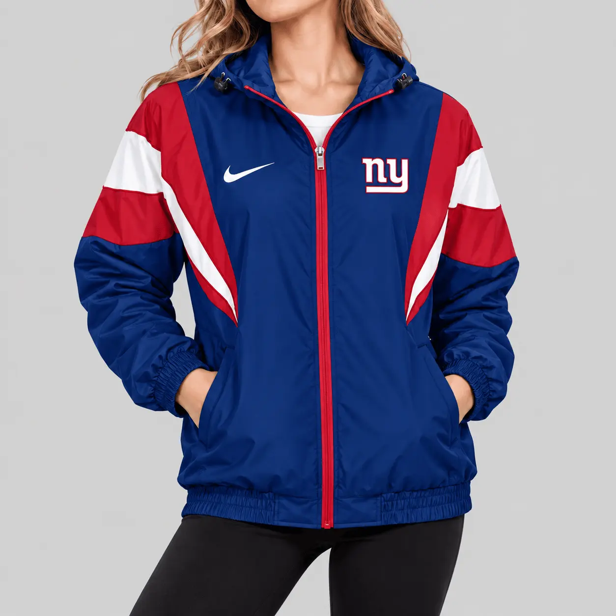 New York Giants | NFL Color Block Windbreaker Jacket