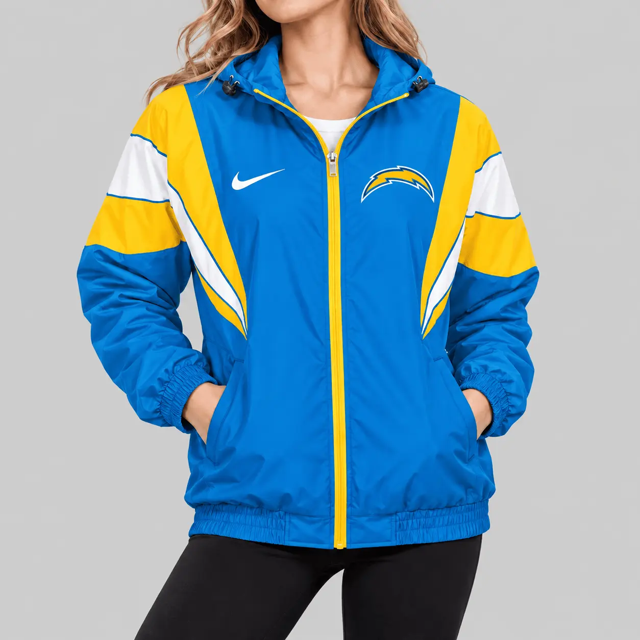 Los Angeles Chargers | NFL Color Block Windbreaker Jacket