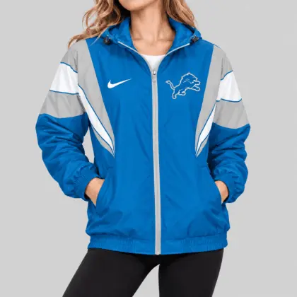 Detroit Lions | NFL Color Block Windbreaker Jacket