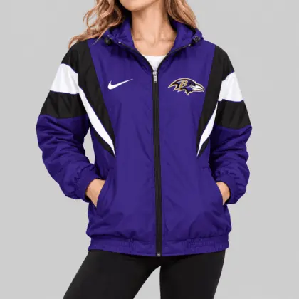 Baltimore Ravens | NFL Color Block Windbreaker Jacket