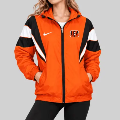 Cincinnati Bengals | NFL Color Block Windbreaker Jacket