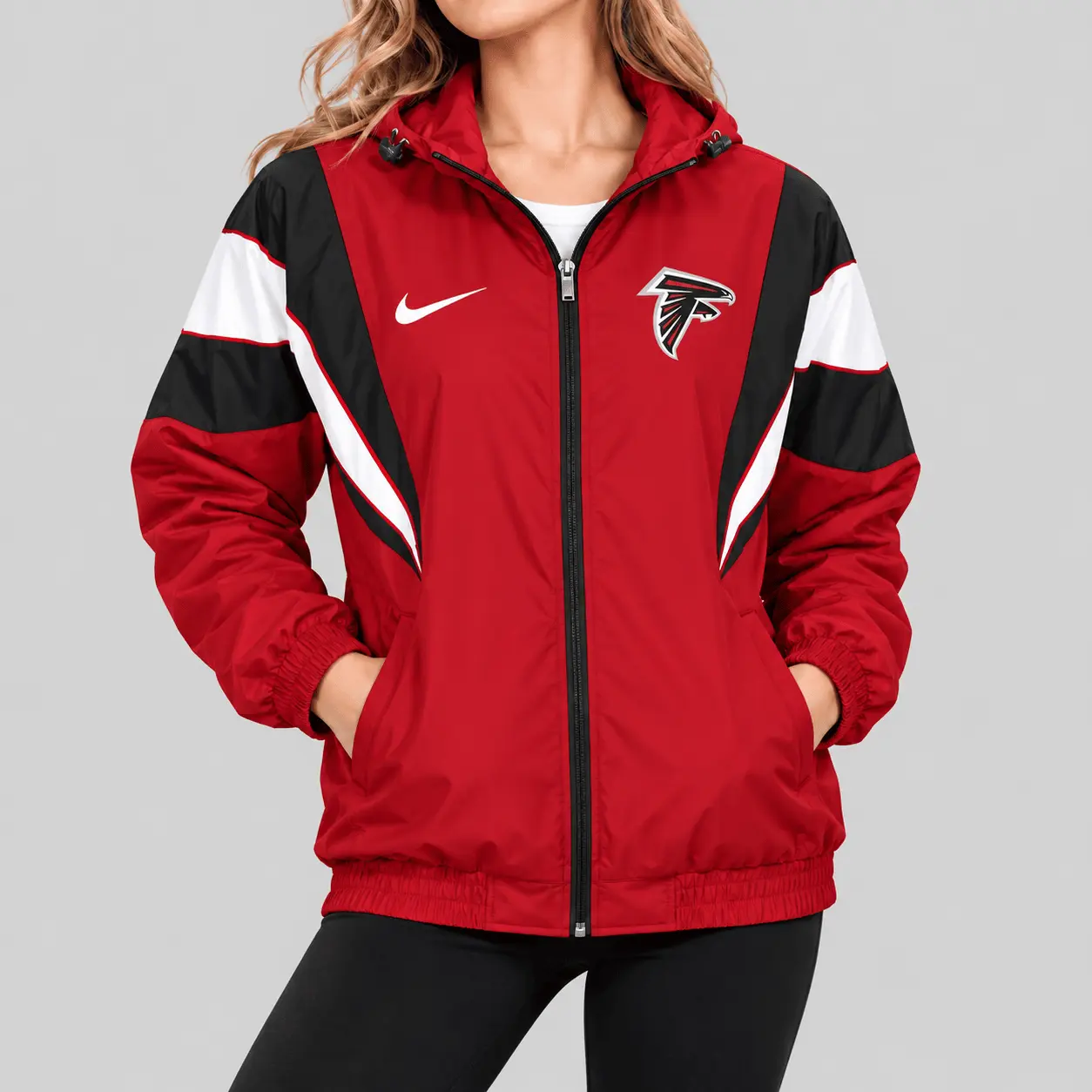 Atlanta Falcons | NFL Color Block Windbreaker Jacket