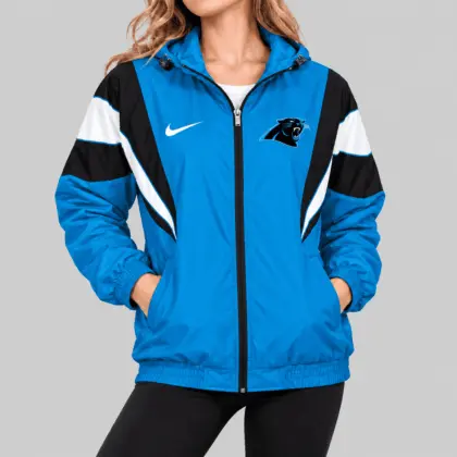 Carolina Panthers | NFL Color Block Windbreaker Jacket