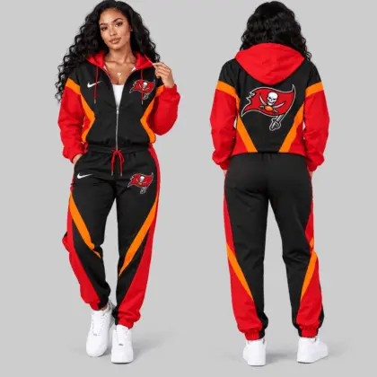 Tampa Bay Buccaneers | NFL Contrast Panel Track Jacket Jogger Set
