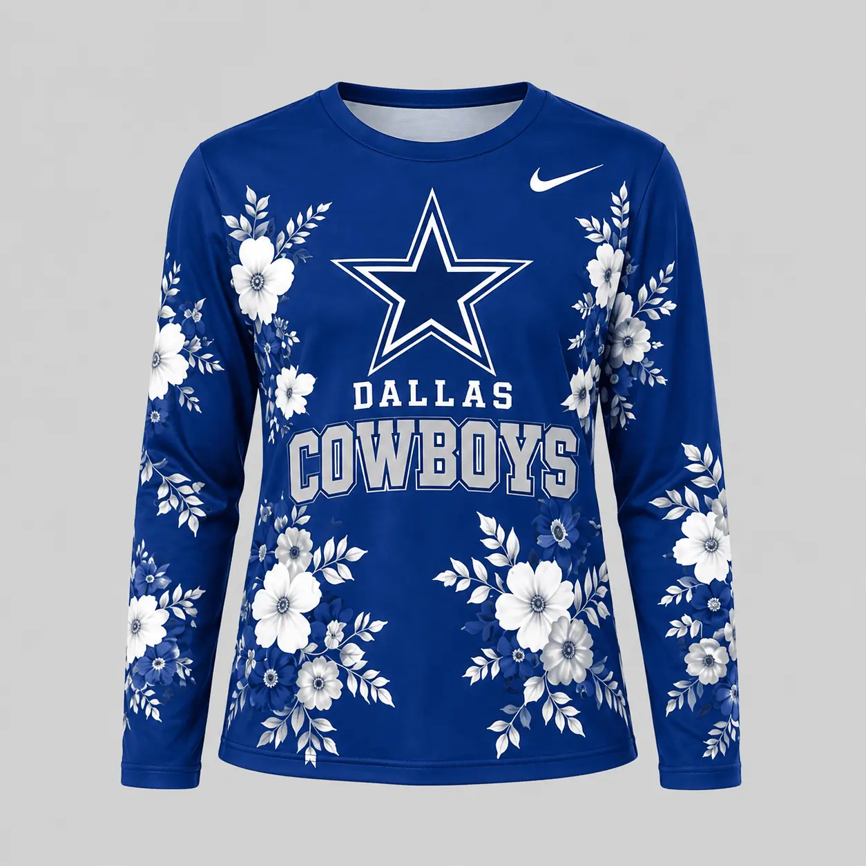 Dallas Cowboys | NFL Floral Plaid Pajama Set - Image 2