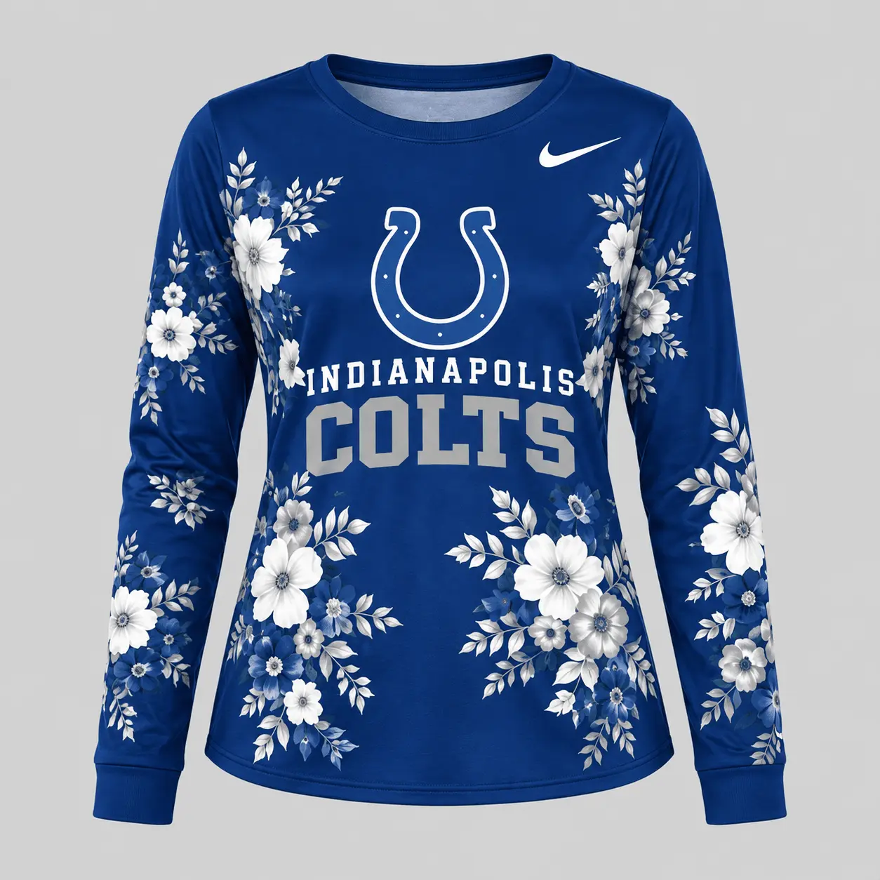 Indianapolis Colts | NFL Floral Plaid Pajama Set - Image 2