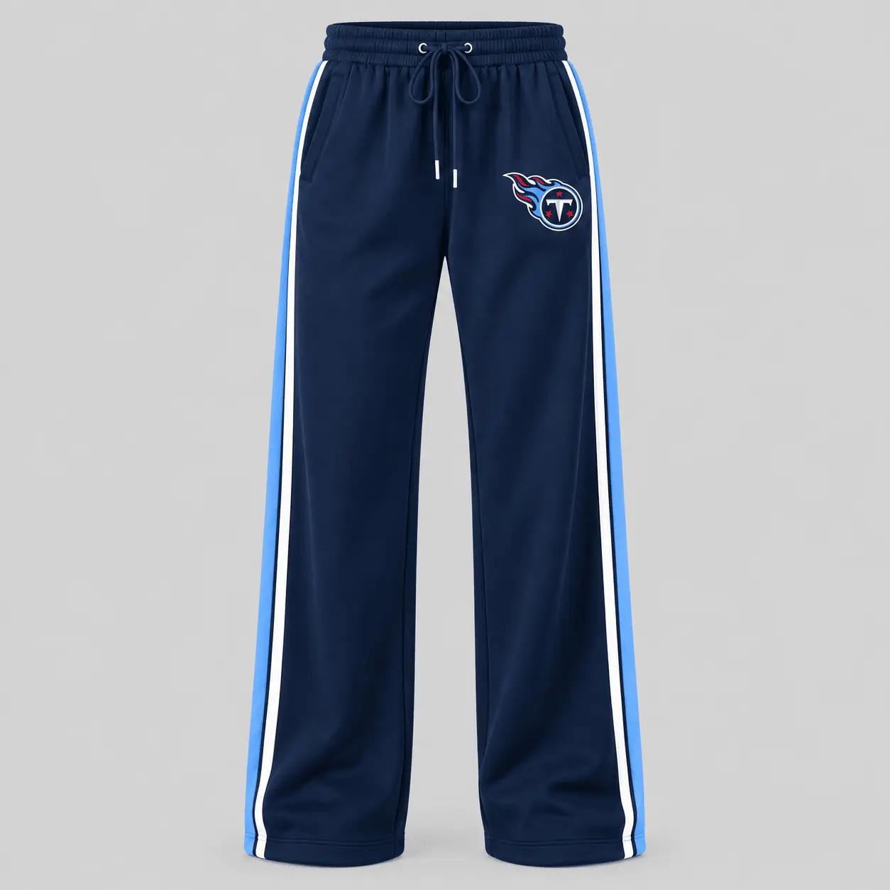 Tennessee Titans | NFL Quarter Zip Wide Leg Pants Set - Image 3