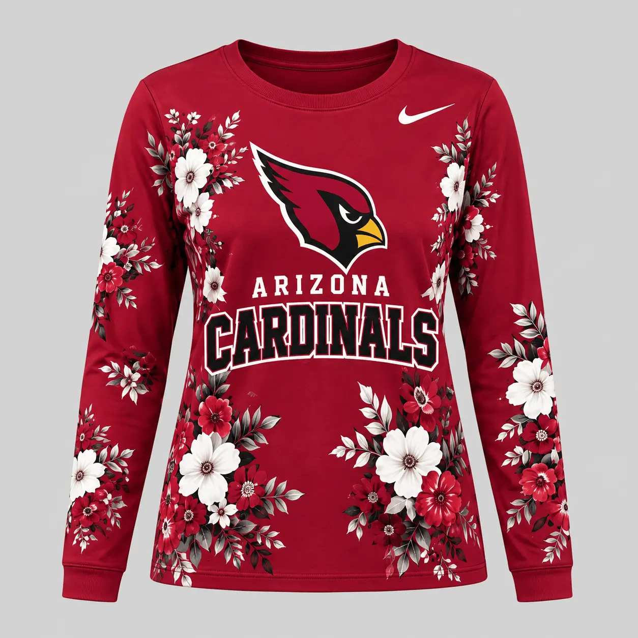 Arizona Cardinals | NFL Floral Plaid Pajama Set - Image 2