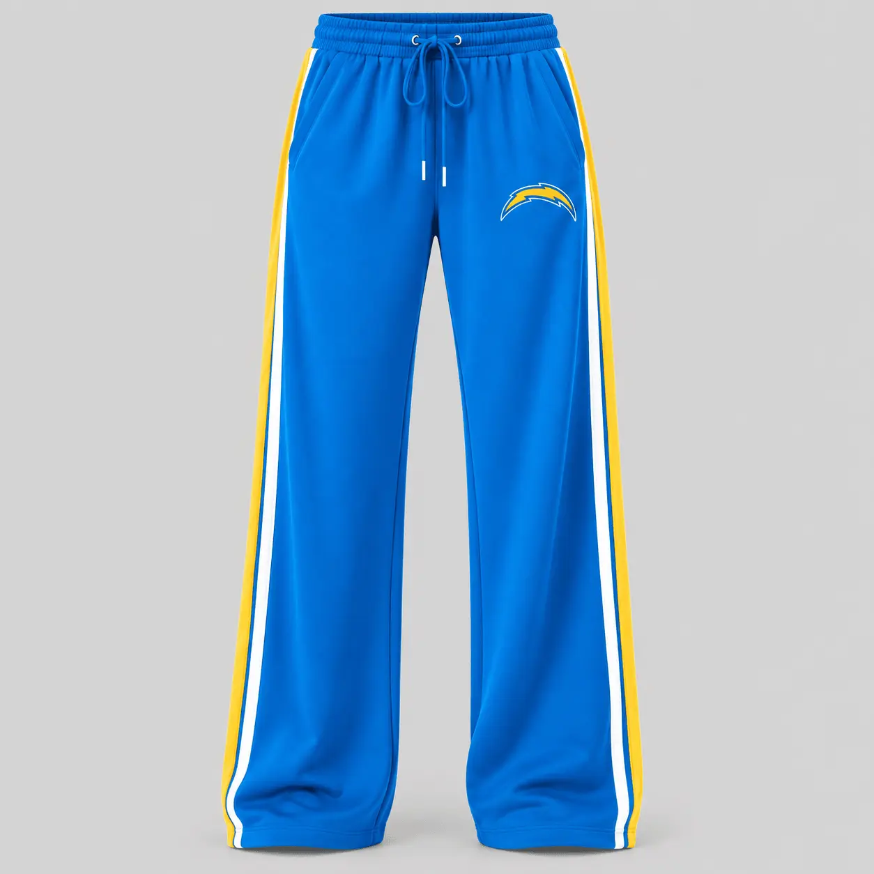 Los Angeles Chargers | NFL Quarter Zip Wide Leg Pants Set - Image 3