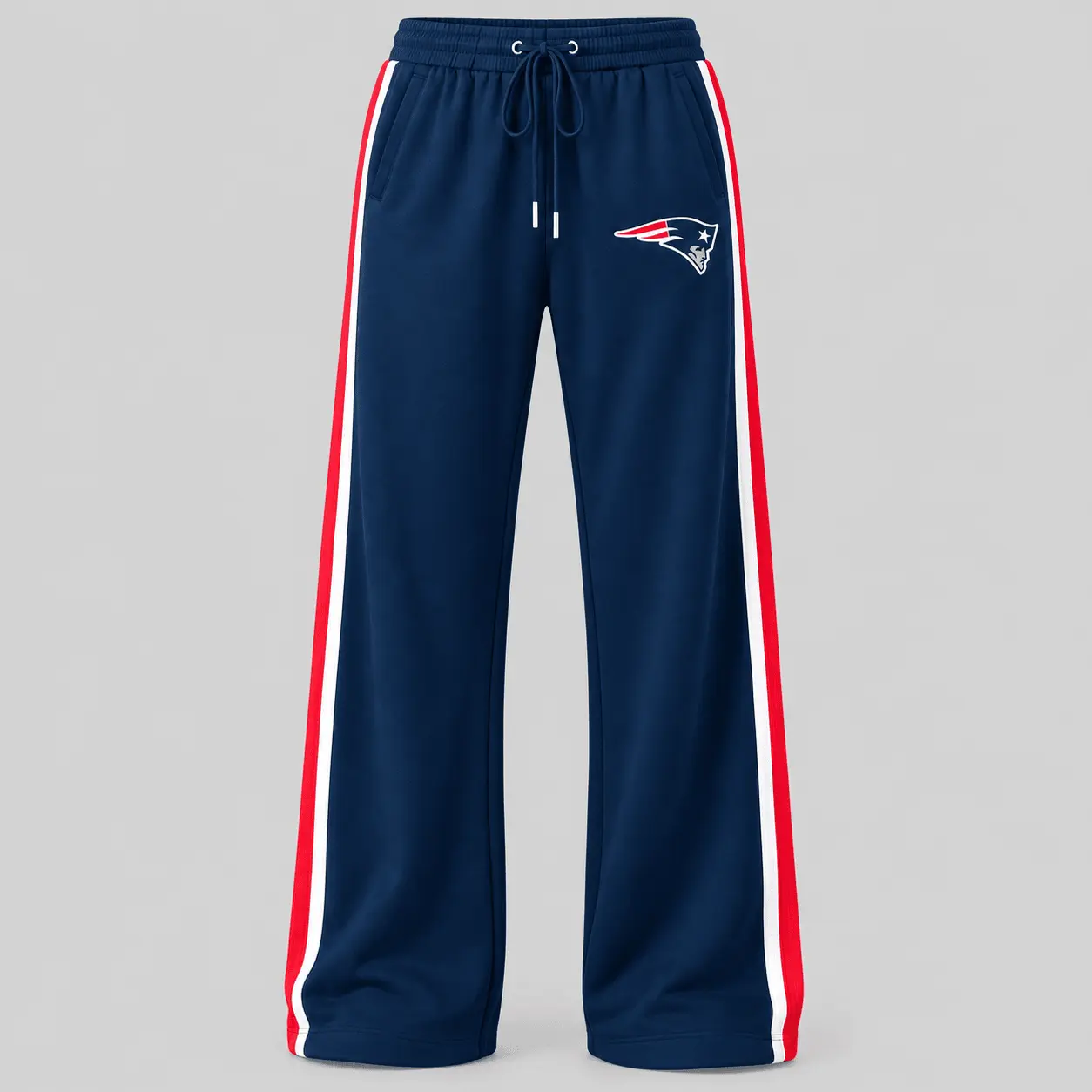 New England Patriots | NFL Quarter Zip Wide Leg Pants Set - Image 3