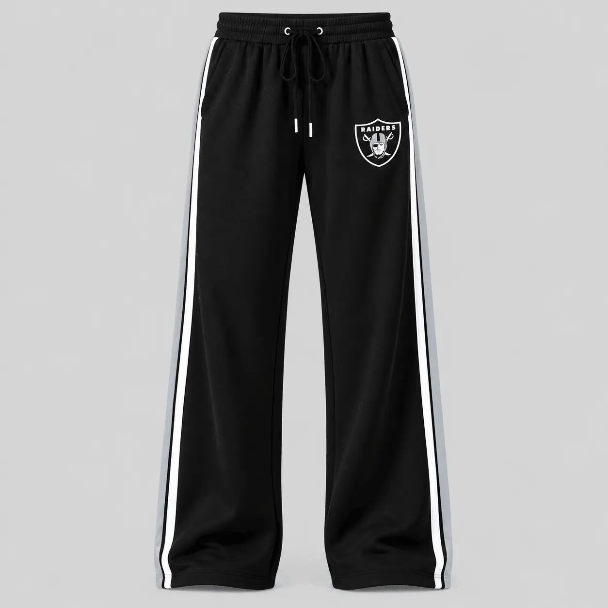 Las Vegas Raiders | NFL Quarter Zip Wide Leg Pants Set - Image 3