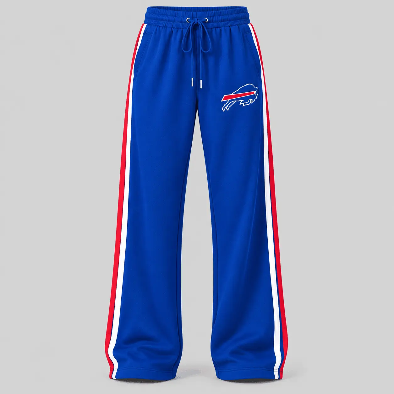 Buffalo Bills | NFL Quarter Zip Wide Leg Pants Set - Image 3