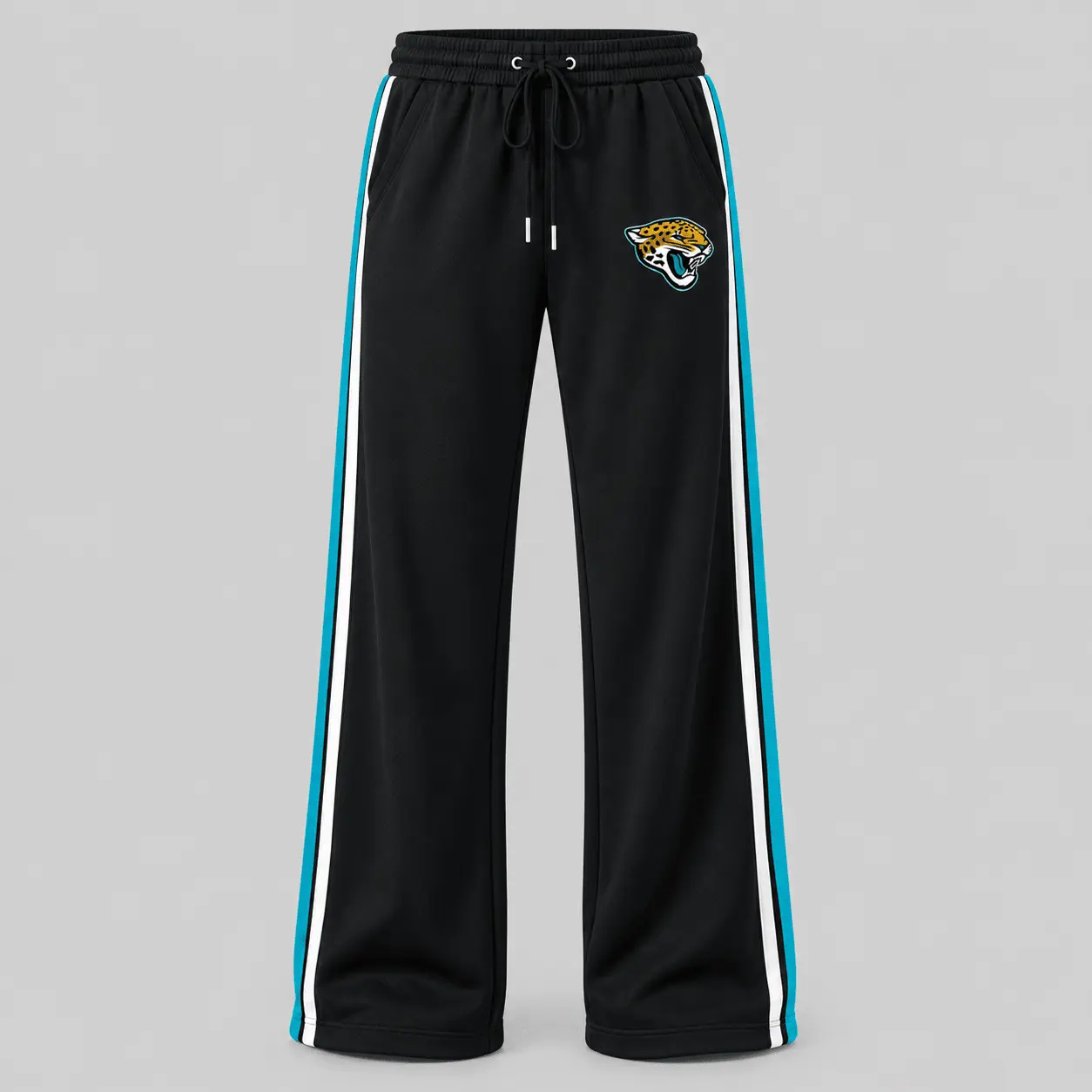 Jacksonville Jaguars | NFL Quarter Zip Wide Leg Pants Set - Image 3